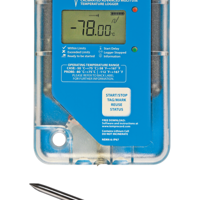 G4 Display Supercool & Dry Ice with Bent External Sensor (1 meter cable)