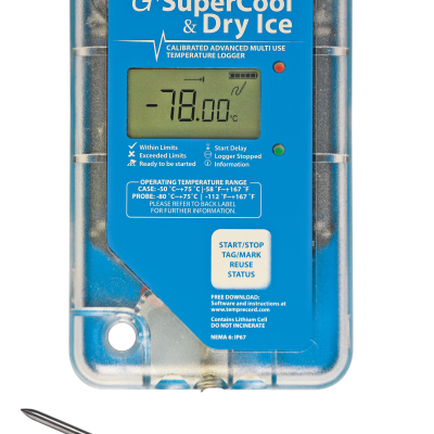 G4 Display Supercool & Dry Ice with Handled External Sensor