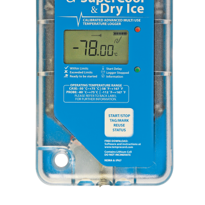 G4 Display Supercool & Dry Ice with Teflon External Sensor (1 meter cable)