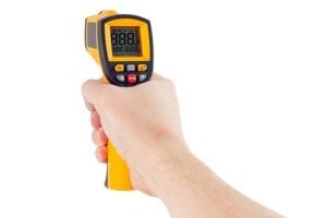 Just grab your infrared thermometer